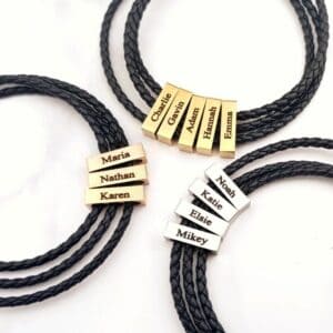 Personalised Name Bead Bracelet