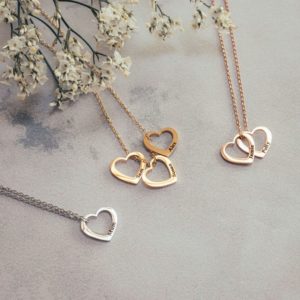 Heart Charm Name Necklace